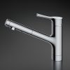 Vòi Bếp TOTO TKS05305JA Gật Gù Nóng Lạnh Dây Rút 2 Chế Độ