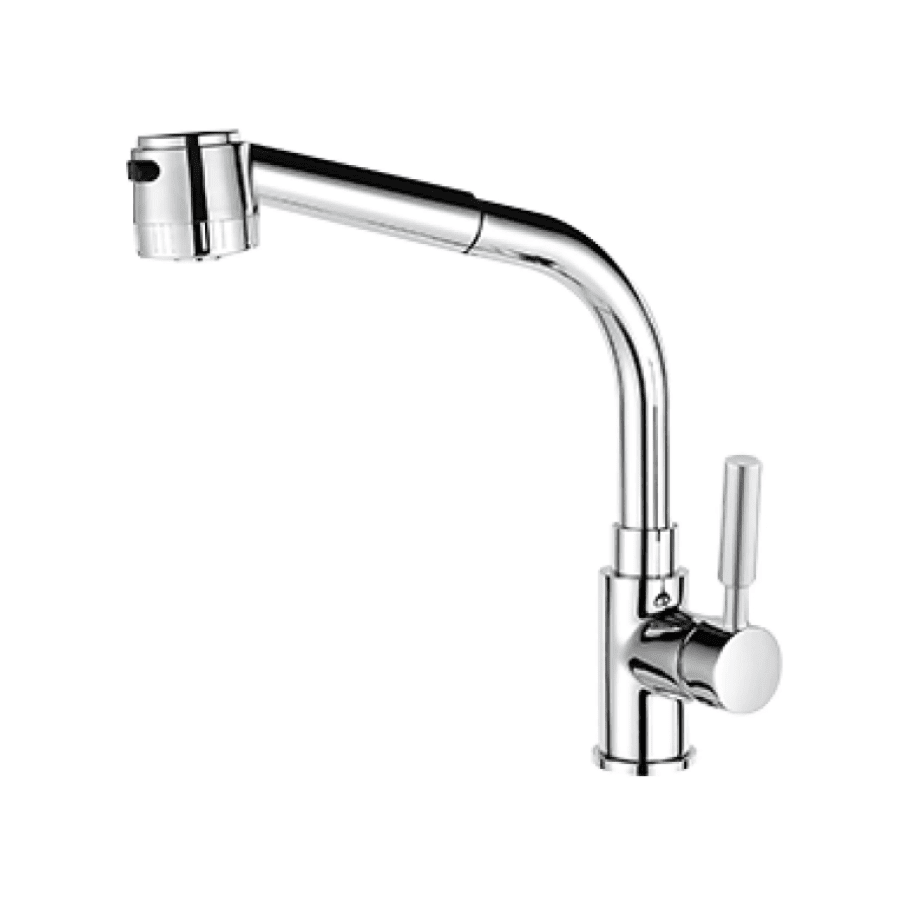 Vòi Rửa Chén EUROSUN S-K028R Nóng Lạnh Dây Rút