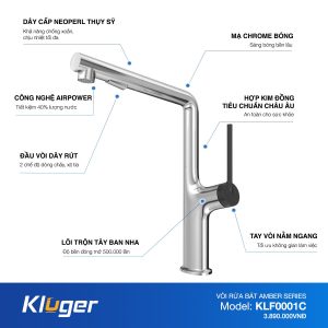 Ảnh công trình thực tế Vòi rửa bát Kluger KLF0001C