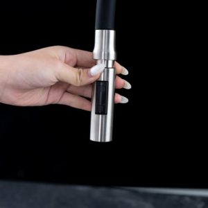 Alternative view of Vòi rửa chén NOBINOX VIVO NX570 ống mềm nóng lạnh 3 đường nước