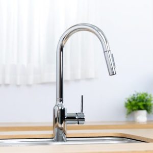Alternative view of Vòi rửa chén NOBINOX AQUA NX660 dây rút nóng lạnh