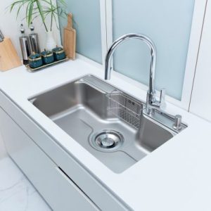 Alternative view of Vòi rửa chén NOBINOX LOFT NX533 dây rút nóng lạnh