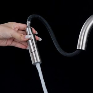 Alternative view of Vòi rửa chén NOBINOX WINTO NX501 dây rút nóng lạnh