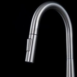 Ảnh công trình thực tế Vòi rửa chén NOBINOX WINTO NX501 dây rút nóng lạnh