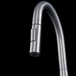 Ảnh công trình thực tế Vòi rửa chén NOBINOX WINTO NX501 dây rút nóng lạnh