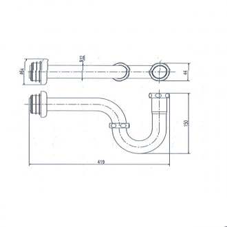 Ảnh công trình thực tế Ống thải chữ P INAX A-678P