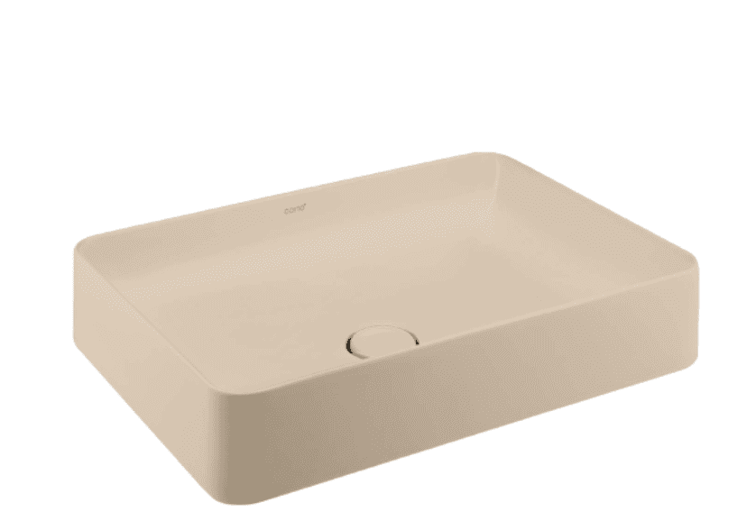 Chậu Rửa Lavabo COTTO C00342 MIR Đặt Bàn Màu Be