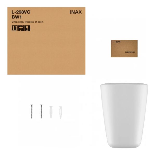 Ảnh công trình thực tế Chậu rửa Lavabo Inax AL-312V(EC/FC) treo tường