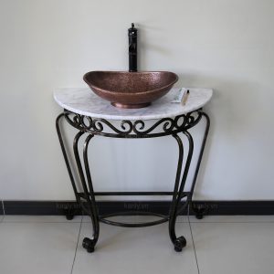 Ảnh công trình thực tế Bàn Đặt Chậu Lavabo Kanly FP06