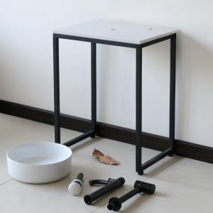 Ảnh công trình thực tế Bàn Đặt Chậu Lavabo Kanly FP12 Mặt Đá