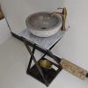 Bàn đặt chậu lavabo mặt đá Kanly FP07 - ảnh 3