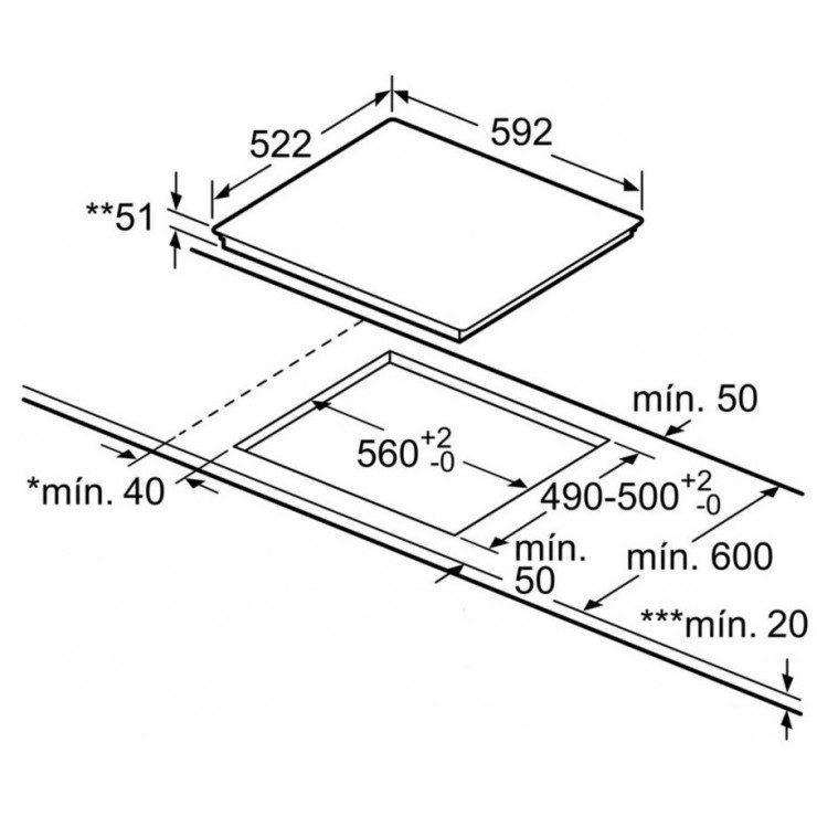 Alternative view of Bếp từ Bosch PUC631BB2E Series 4