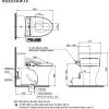Bồn Cầu Điện Tử TOTO MS855DW16#XW Kèm Nắp Rửa Điện Tử WASHLET Dòng C2 – TCF23410AAA (220V) - ảnh 2