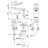 Vòi Rửa Lavabo American Standard WF-0901 Milano Nóng Lạnh - ảnh 2