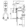 Vòi Lavabo American Standard Saga WF-1501 Nóng Lạnh - ảnh 2