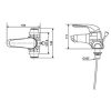 Vòi Lavabo American Standard Saga WF-1502 Nóng Lạnh - ảnh 2
