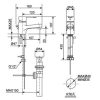 Vòi Lavabo American Standard Seva WF-6501 Nóng Lạnh - ảnh 2