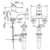 Vòi Lavabo American Standard Seva WF-6502 Nóng Lạnh 3 Lỗ - ảnh 2