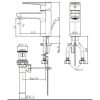 Vòi Rửa Lavabo American Standard WF-B201 Slimplica Nóng Lạnh - ảnh 2