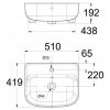 Chậu Lavabo American Standard 0533-WT Bán Âm - ảnh 5