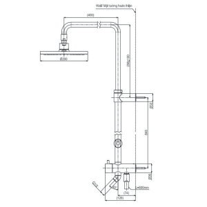 Ảnh công trình thực tế Sen Cây TOTO TBW07005A Nhiệt Độ