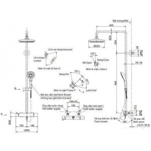 Ảnh công trình thực tế Sen Cây TOTO TBW01302B Nóng Lạnh