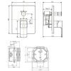 Van Điều Chỉnh American Standard WF-1321MB Âm Tường Acacia Evolution Màu Đen - ảnh 2