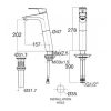 Vòi Lavabo American Standard WF-0303 Nóng Lạnh - ảnh 2