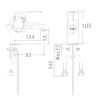 Vòi Lavabo American Standard Cygnet WF-0301 Nóng Lạnh - ảnh 2