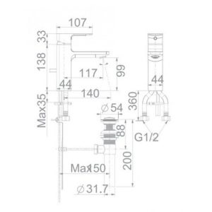 Ảnh công trình thực tế Vòi Lavabo American Standard Acacia E WF-1301 Nóng Lạnh