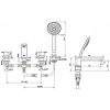 Vòi Xả Bồn Tắm American Standard WF-1300BHG Acacia E Nóng Lạnh Màu Ghi - ảnh 2