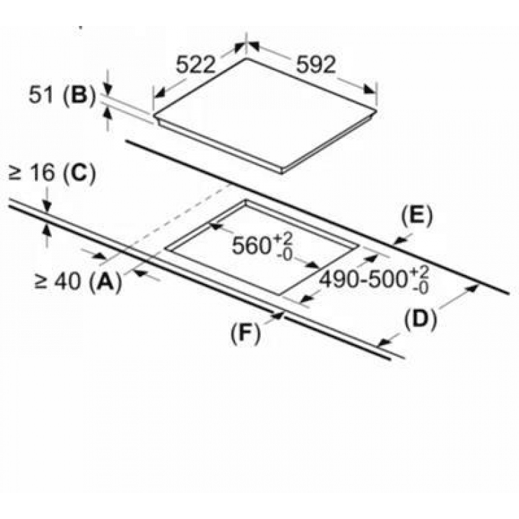 Alternative view of Bếp từ Bosch PUJ61RBB5E 3 vùng nấu Series 4