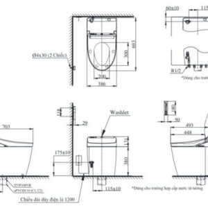 Ảnh công trình thực tế Bồn cầu thông minh TOTO CS989VT#NW1/TCF9788WZ#NW1/T53P100VR NEOREST AH (220V)