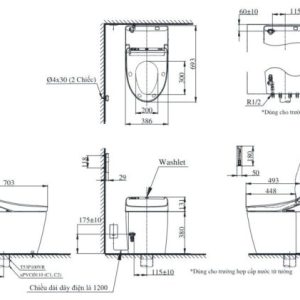 Ảnh công trình thực tế Bồn cầu thông minh TOTO CS989PVT#NW1/TCF9788WZ#NW1 NEOREST AH (220V)