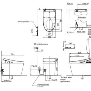 Ảnh công trình thực tế Bồn cầu điện tử TOTO CS989VT#NW1/TCF9768WZ#NW1/T53P100VR NEOREST RH (220V)