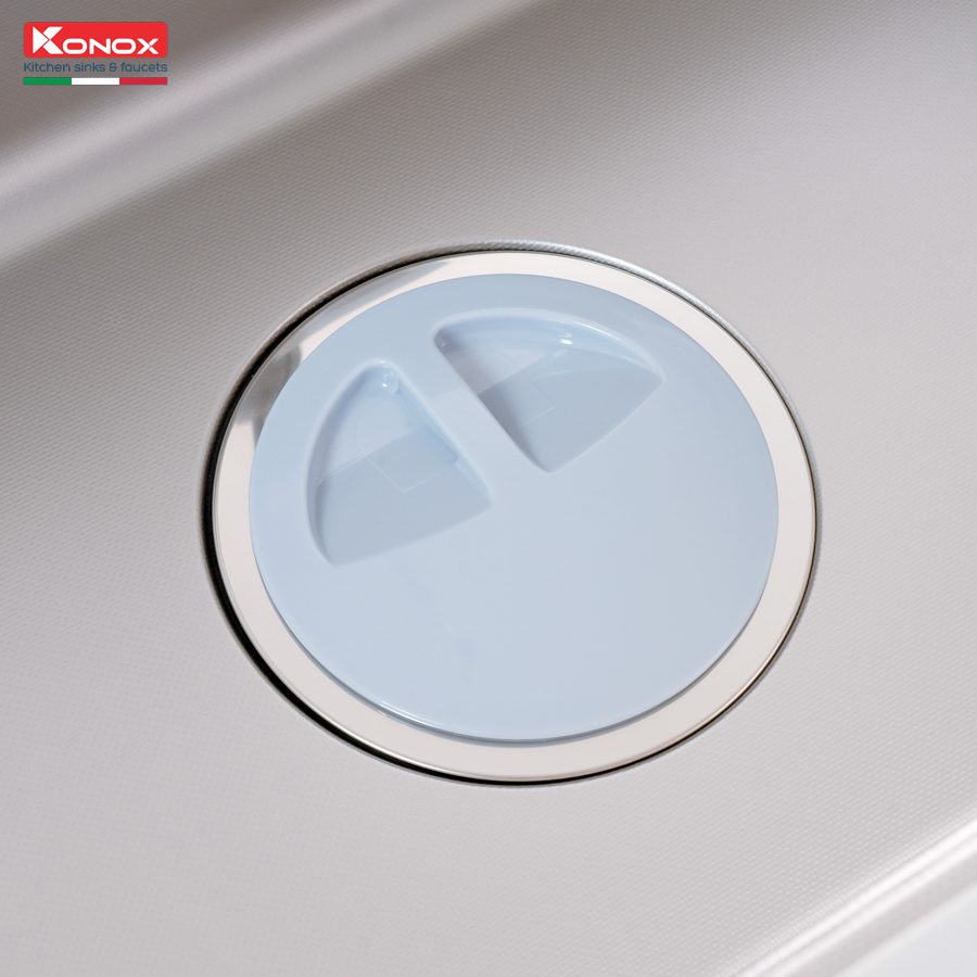 Ảnh công trình thực tế Bát rác Konox Strainer – SK03 – 185mm