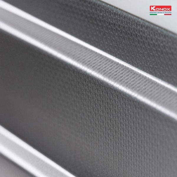 Ảnh công trình thực tế Chậu Rửa Chén KONOX KN8644SU Dekor Chống Xước 860mm Inox 1 Hộc