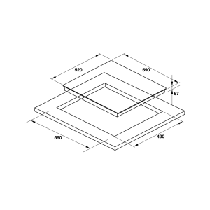 Ảnh công trình thực tế Bếp Điện HAFELE HC-R603D 536.01.901 3 Vùng Nấu