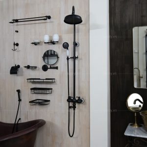 Ảnh công trình thực tế Bộ sen cây tắm đứng nóng lạnh bằng đồng Kanly GCS11B