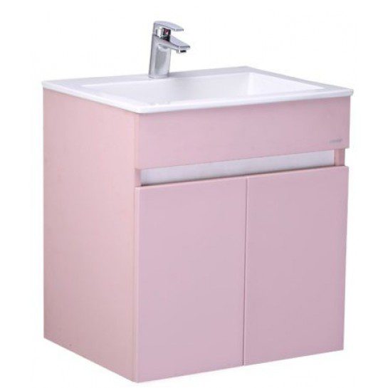 Bộ Tủ Cabinet CAESAR LF5017/EH05017APV Kèm Lavabo Màu Hồng