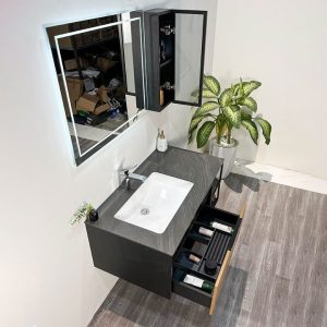 Ảnh công trình thực tế Bộ Tủ Chậu MOWOEN MW6622-100 1000mm