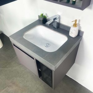 Ảnh công trình thực tế Bộ Tủ Chậu MOWOEN MW6803S-60 600mm