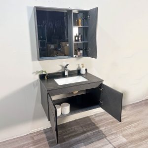 Ảnh công trình thực tế Bộ Tủ Chậu Phòng Tắm MOWOEN D 6936 800mm