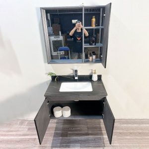 Ảnh công trình thực tế Bộ Tủ Chậu Phòng Tắm MOWOEN D 6936 800mm