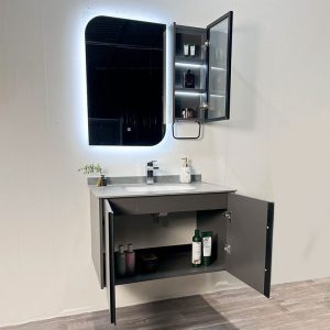 Ảnh công trình thực tế Bộ Tủ Chậu Phòng Tắm MOWOEN MW6602-80 800mm