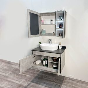 Ảnh công trình thực tế Bộ Tủ Chậu Phòng Tắm MOWOEN MW6608-80 800mm
