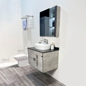 Ảnh công trình thực tế Bộ Tủ Chậu Phòng Tắm MOWOEN MW6608-80 800mm