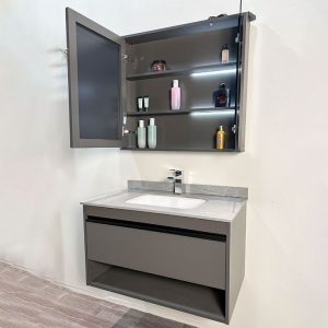 Ảnh công trình thực tế Bộ Tủ Chậu Phòng Tắm MOWOEN MW6618-80 800mm