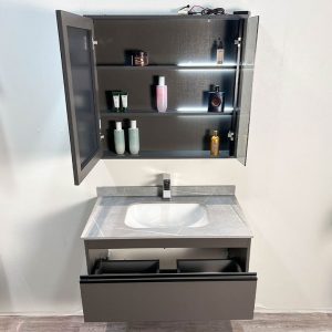 Ảnh công trình thực tế Bộ Tủ Chậu Phòng Tắm MOWOEN MW6618-80 800mm