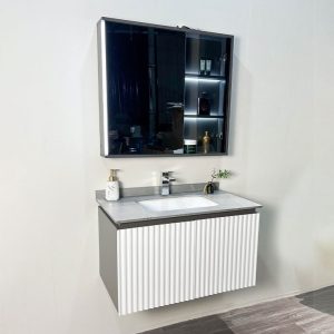 Ảnh công trình thực tế Bộ Tủ Chậu Phòng Tắm MOWOEN MW6620-80 800mm